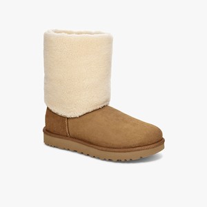 Ugg Classic Short II Sherpa Cuff Stövlar Dam Bruna (083142OGI)